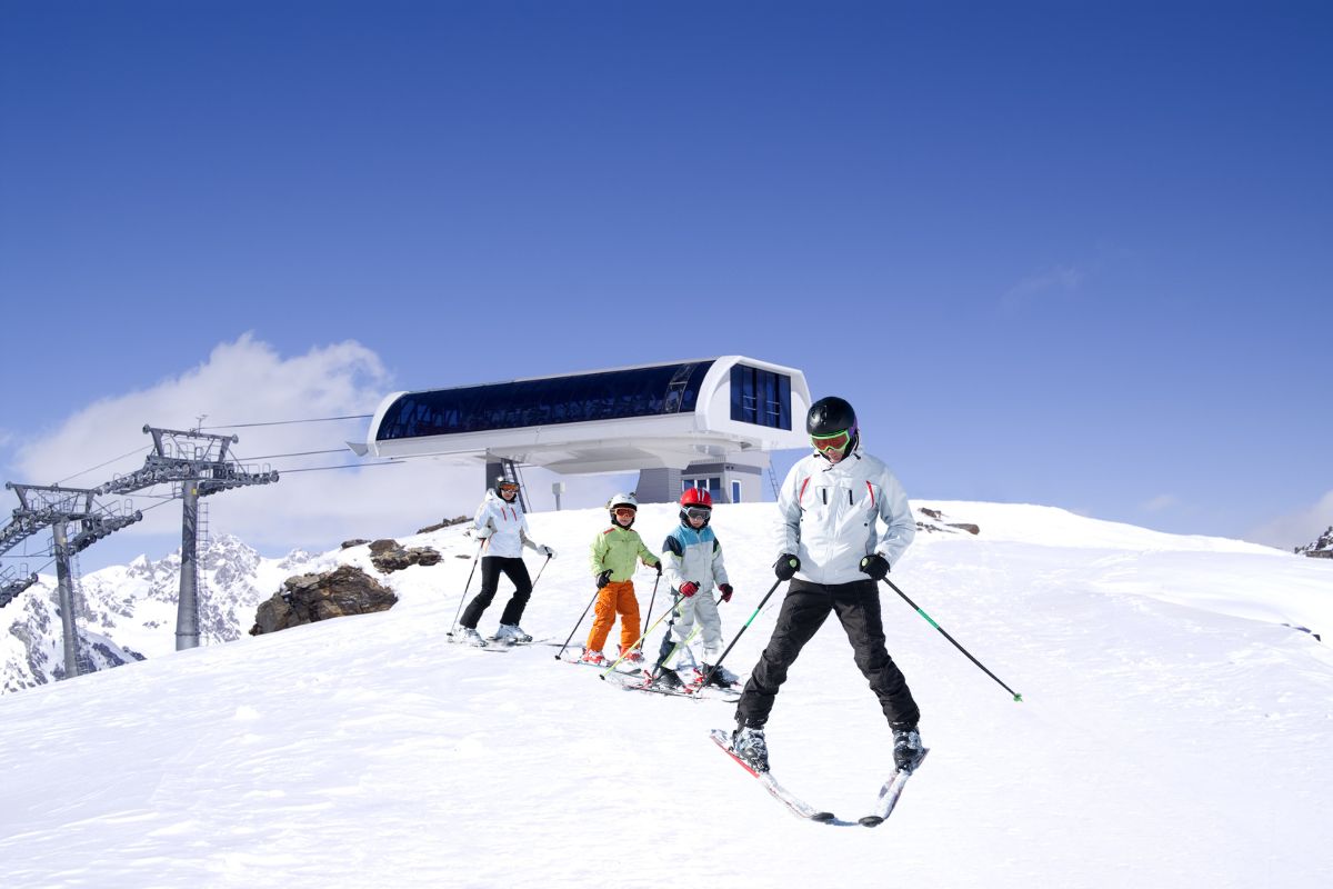 Une station de ski parfaite pour accueillir des familles.