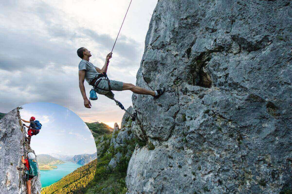 Des sportifs en escalade sur une des falaises les plus vertigineuses du monde.