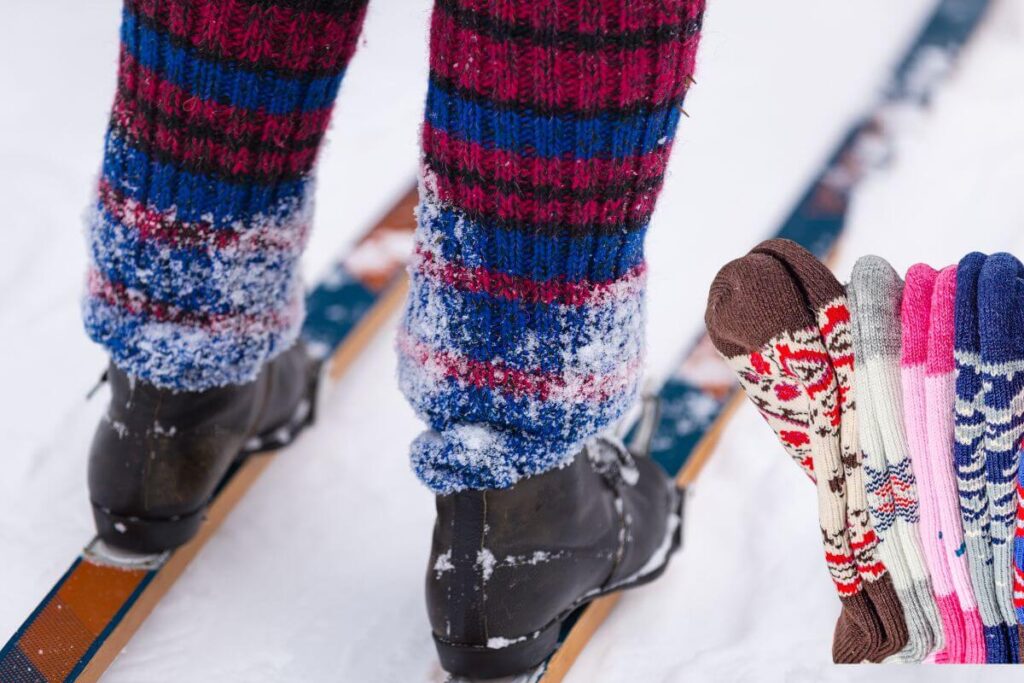 Des chaussettes de ski opérationnelles. 